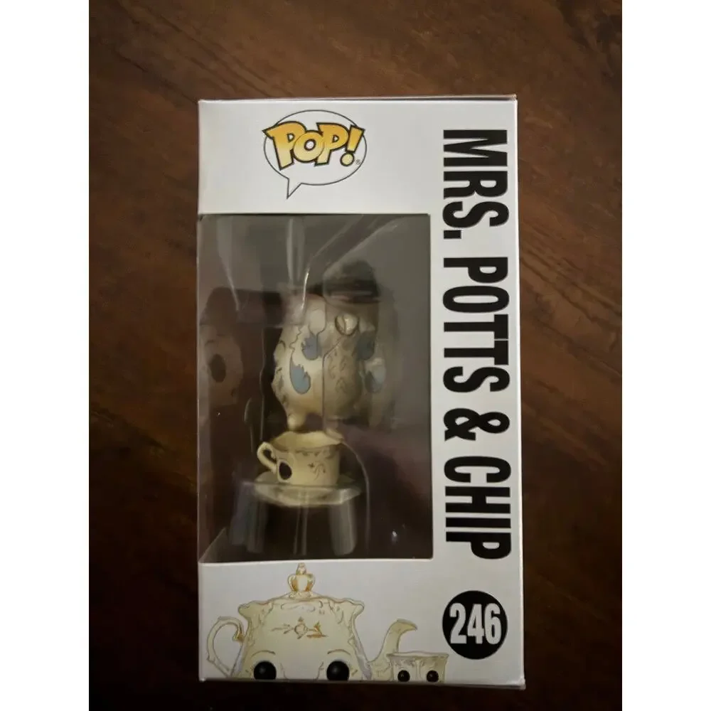 Funko POP! MRS POTTS & CHIP 246 from Beauty & the Beast NEW